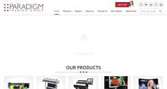 Desktop Screenshot of paradigmimaging.com